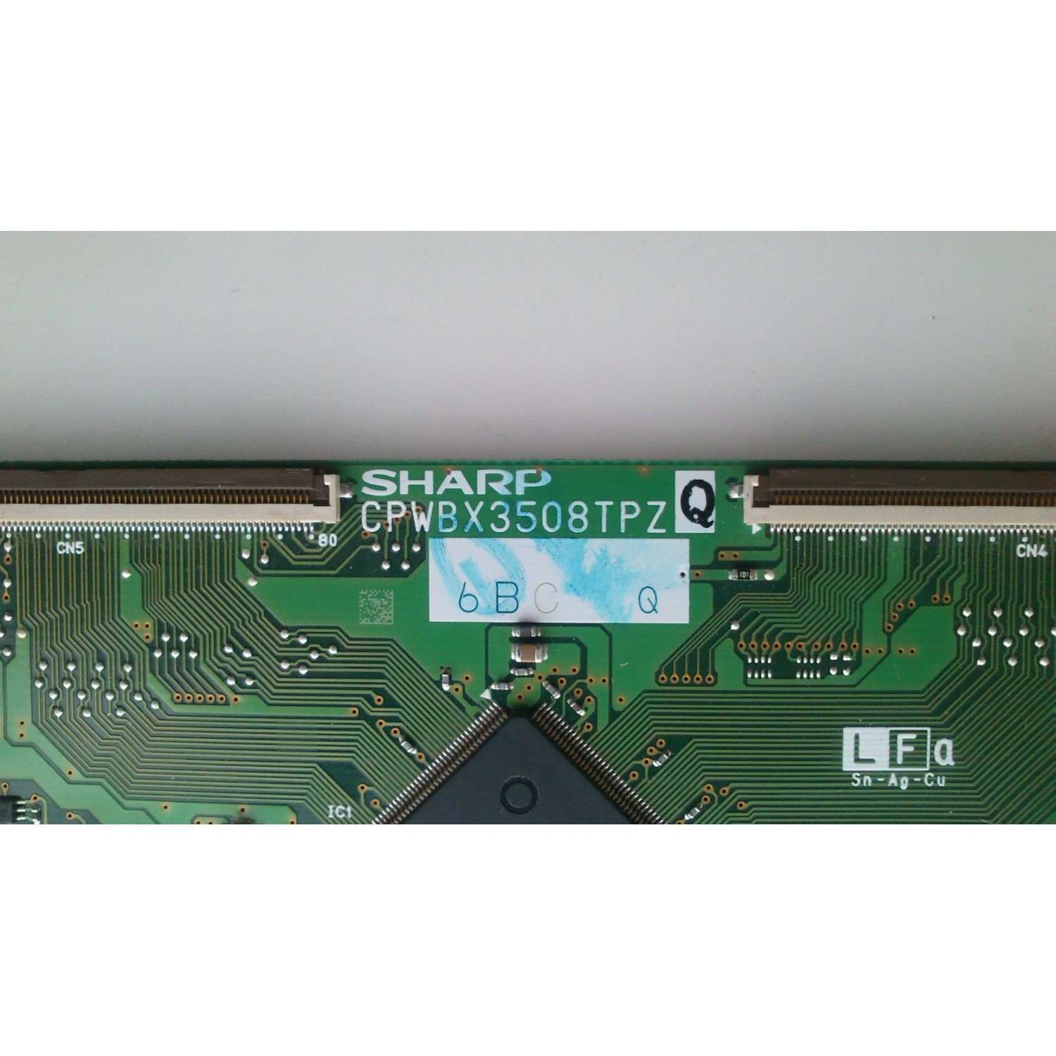 T-CON / SHARP CPWBX3508TPZQ / PANEL LK370T3LZ5BW / MODELOS LC3760N / LC-37D40U / LC-37D42U / LC-37D43U / LC-37SH12U / LC-37SH20U / LC-40C37U / LC-C3742U - Imagen 2